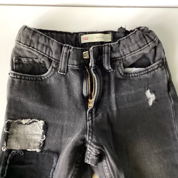 Boy Levi’s 511 slim fit wrap stretch patches jeans - Picture 2 of 7